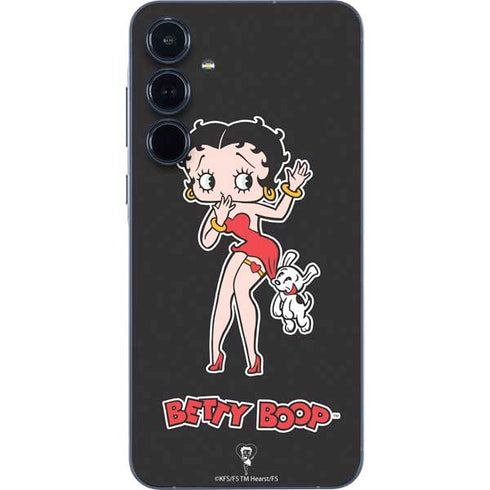 Betty Boop With Puppy Galaxy A36 5G Skin